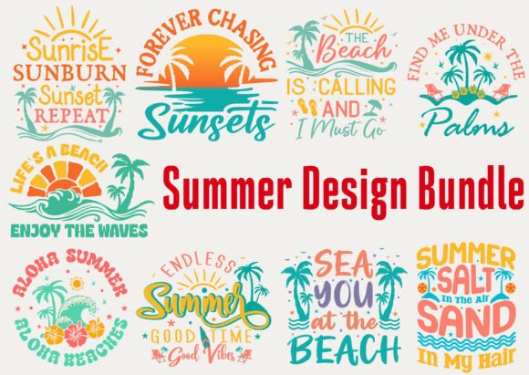 Download About Summer Design Bundle SVG Vector - Svg vector Collection