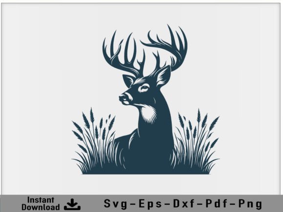 Download Hunting DEER Svg Vector Silhouette File - Svg vector Collection
