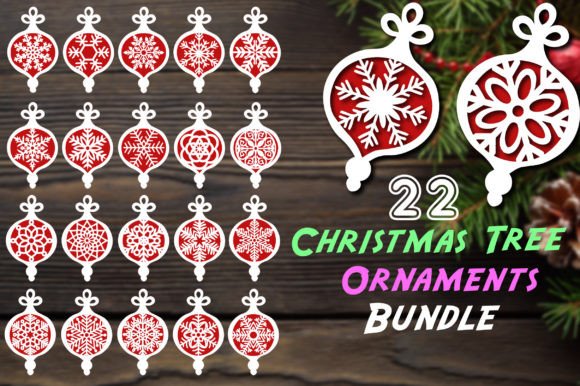 Download Christmas Tree Ornaments Bundle SVG - Christmas tree ornaments Collection