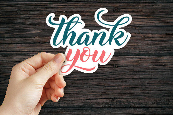 Download Digital Thank You Sticker - Digital Collection