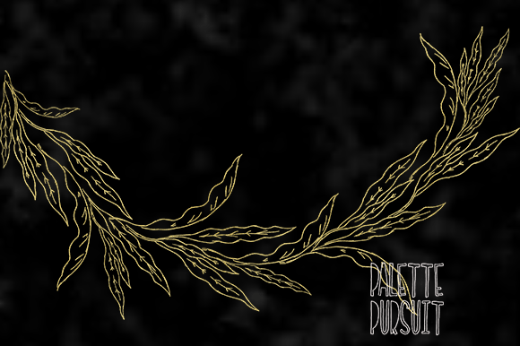 Download Gold Leaf Frame Border Clip Art (2/12) - Gold leaf Collection