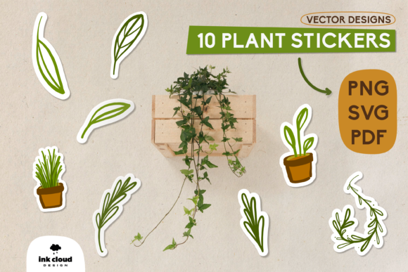 Download Leaf Plant Nature Stickers Vector Cricut - Nature stickers Collection