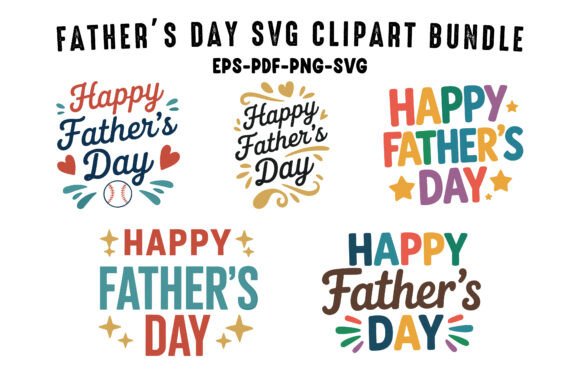 Download Happy Fathers Day SVG Vector Bundle - Svg vector Collection
