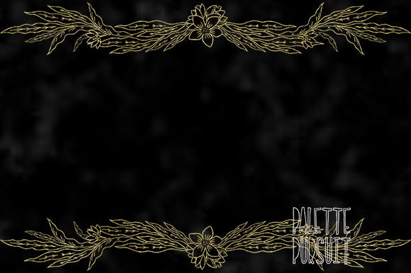 Download Gold Leaf Border Clip Art (4/12) - Gold leaf Collection
